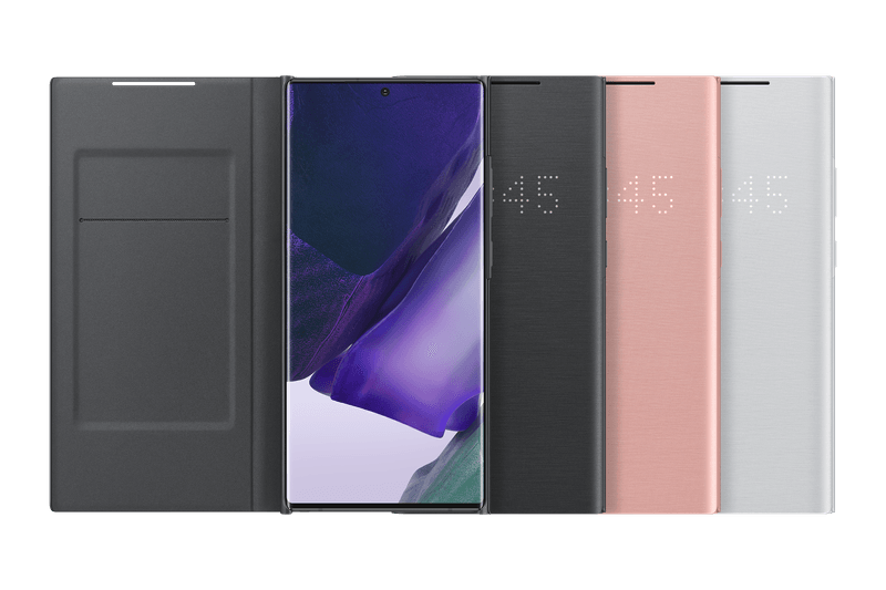 Capa protetora Galaxy Note20 Ultra LED View - lojasamsungparavoce