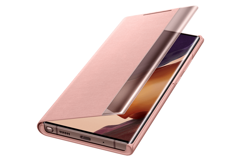Capa protetora Galaxy Note20 Ultra Smart Clear View - lojasamsungparavoce