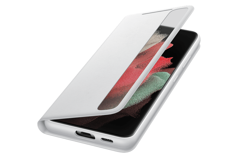 Capa protetora Galaxy S21 Ultra Smart Clear View - lojasamsungparavoce